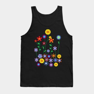 Colourful flowers Tank Top